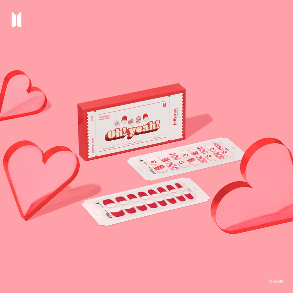 BTS x Jellymix Collab: Boy With Luv Gel Nail Collection