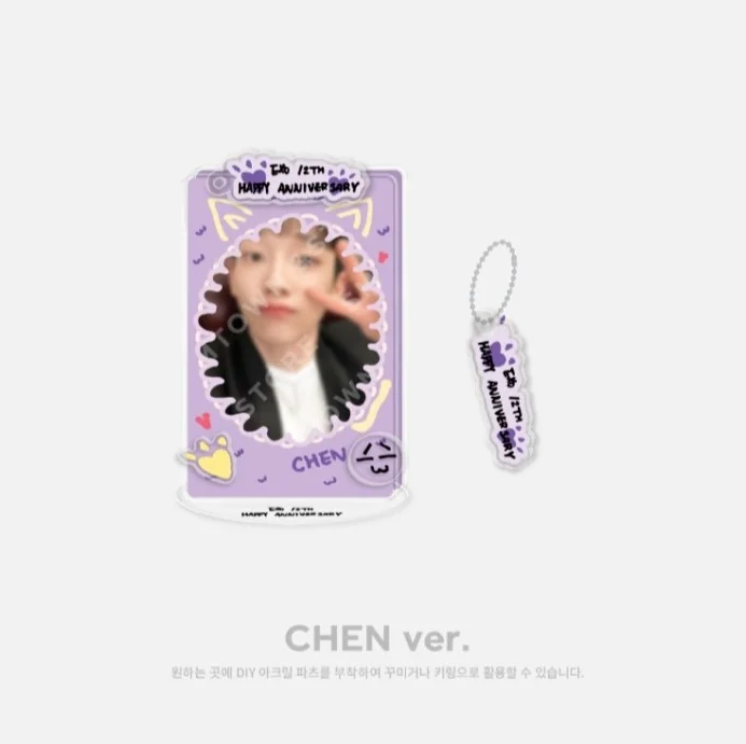 EXO - 12Th Anniversary Official MD Diy Acrylic Stand Set