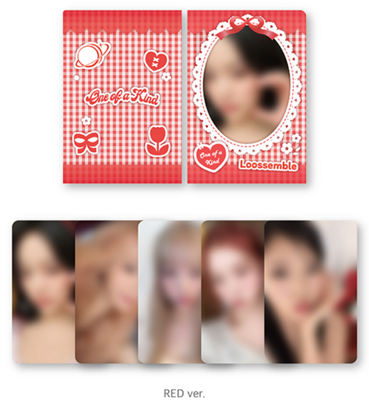 Loossemble - One Of A Kind 2nd Mini Album Official MD Mini L-Holder & Photocard Set