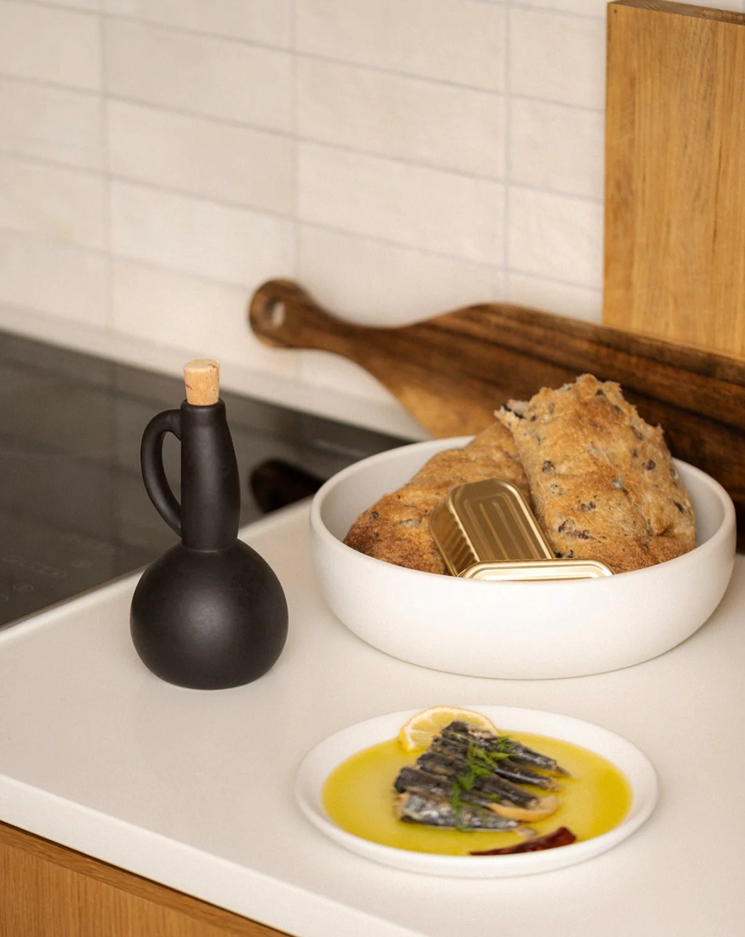 Stoneware Olive Oil Dispenser - Dadasi 15 oz