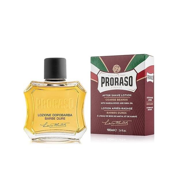 Proraso After Shave Lotion Nourishing Sandalwood & Shea Oil 3.4 Oz