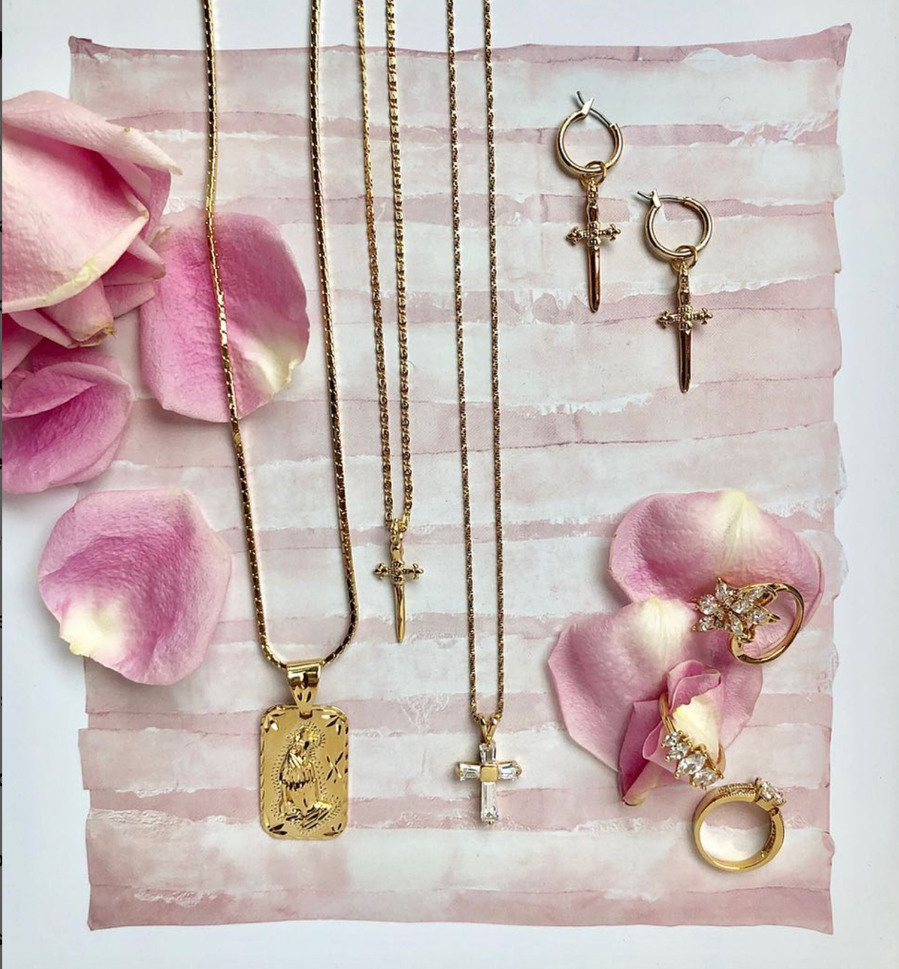 The Alexandra Hoop Earrings - Gold - Osadia Concept Store