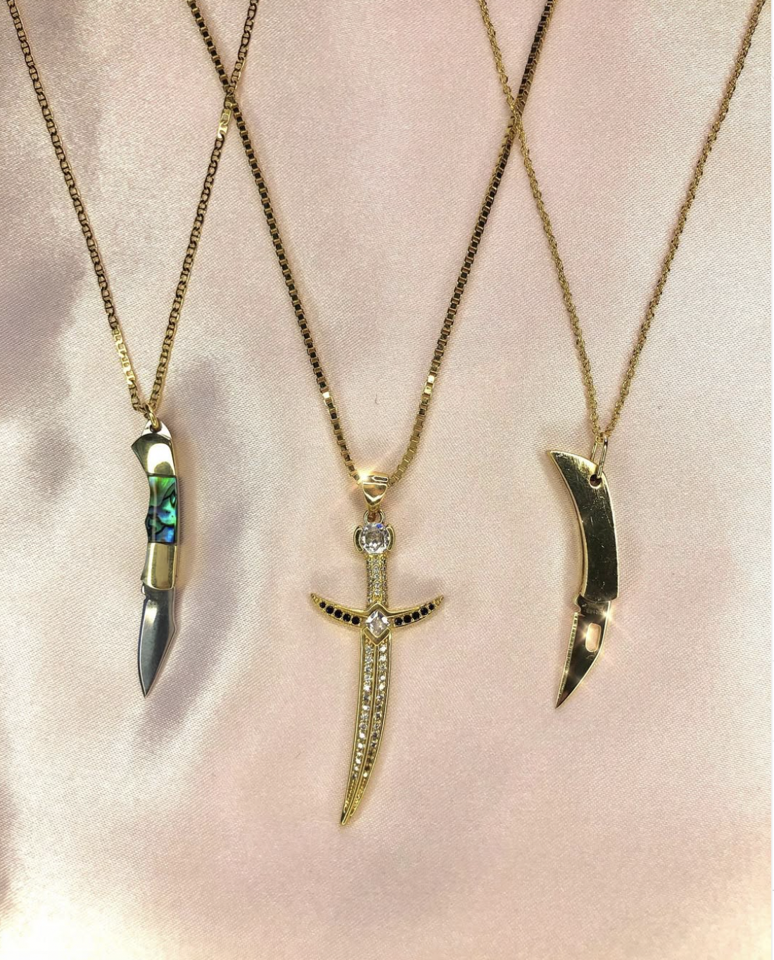 The Pocket Knife Necklace - Abalone - Osadia Concept Store