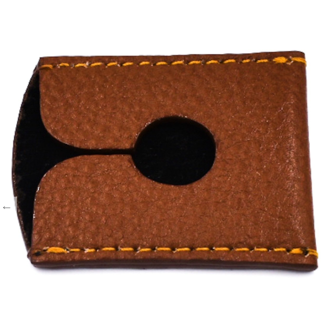 Parker LRCBR Brown Leather Razor Cover