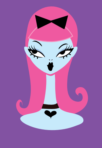 Bubblegum Boo Spooky Doll Brooch by Miss Fluff x Lipstick & Chrome