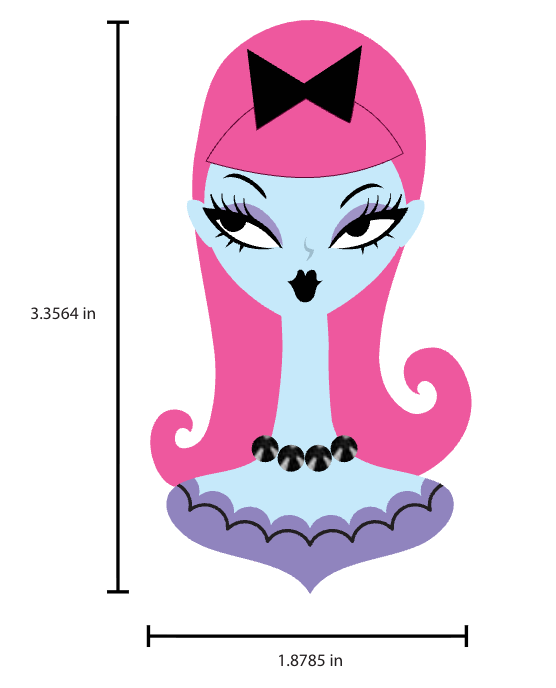 Bubblegum Boo Spooky Doll Brooch by Miss Fluff x Lipstick & Chrome
