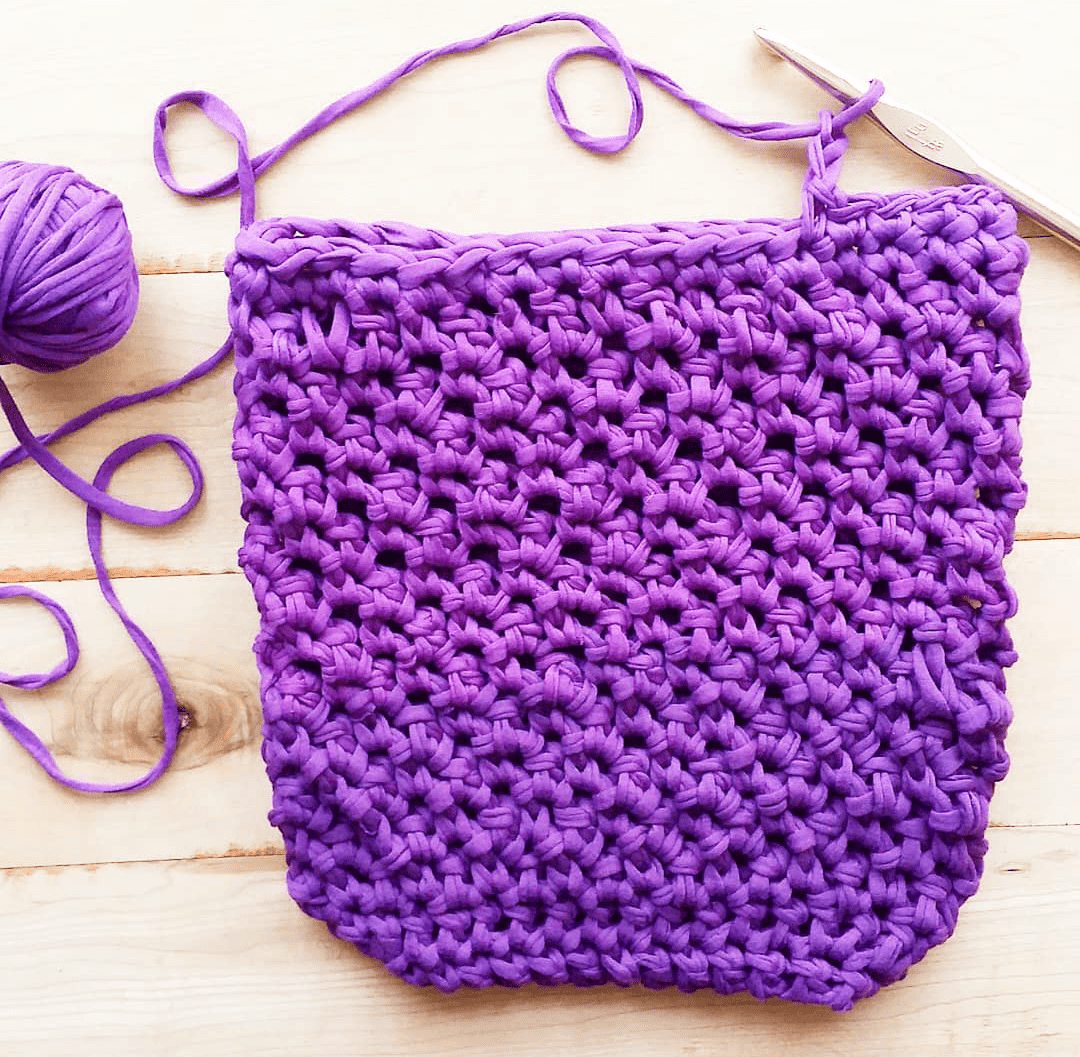 Violet Summer Tote Crochet Pattern