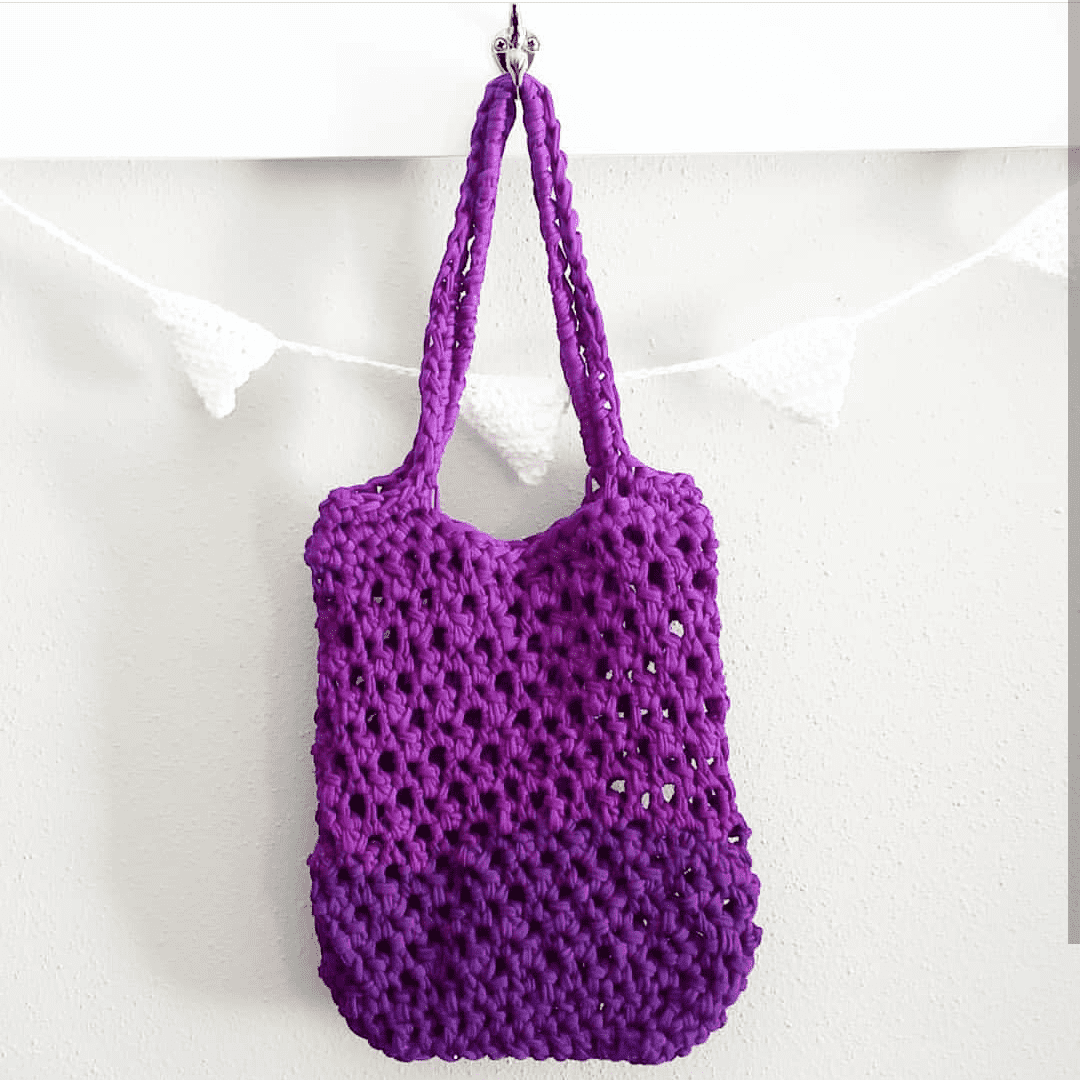 Violet Summer Tote Crochet Pattern
