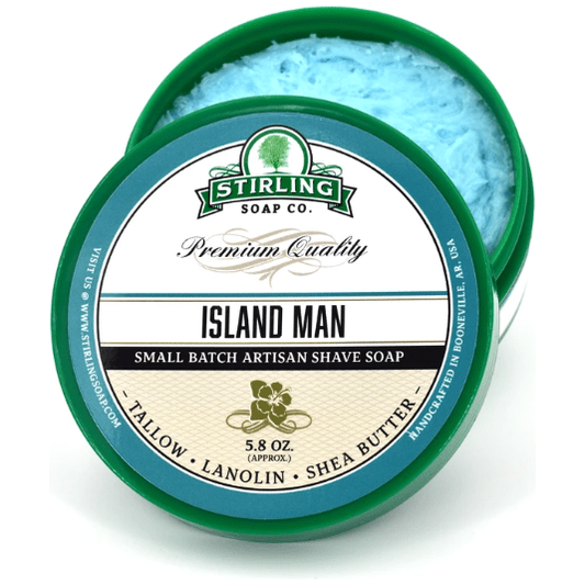 Stirling Soap Co. Island Man Shaving Collection
