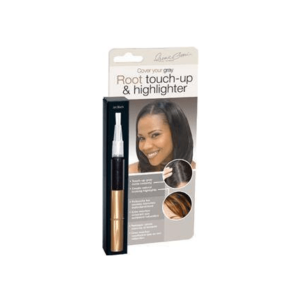 Irene Gari Cover Your Gray for Women Root Touch Up & Highlighter Jet Black 0.07 Oz