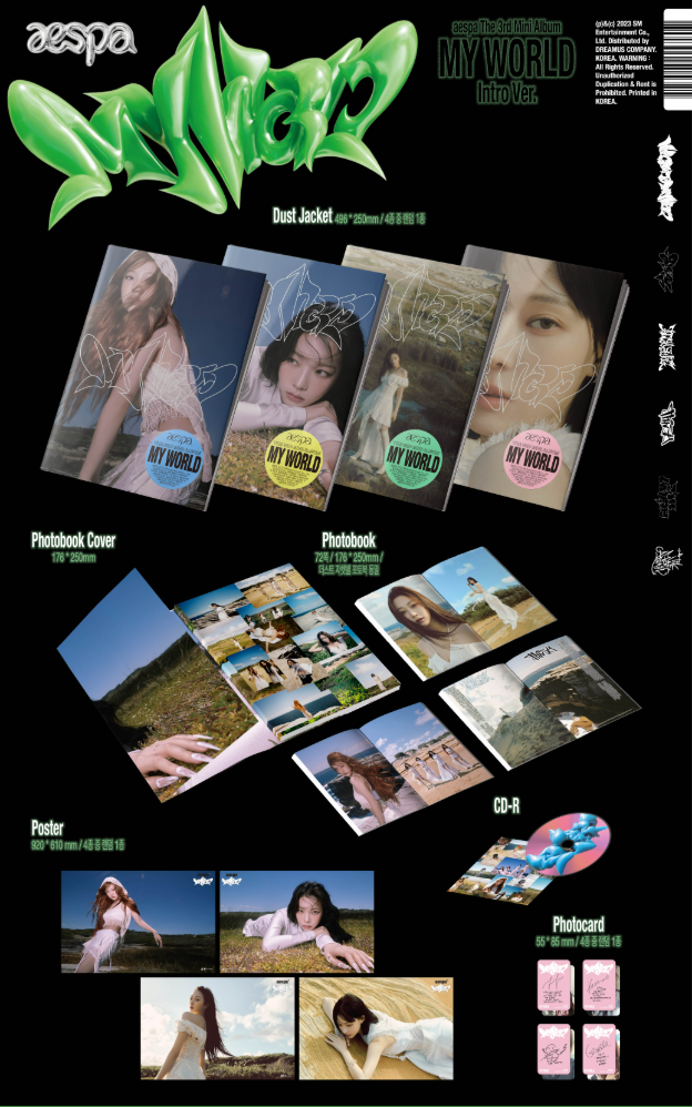Aespa 3rd Mini Album - My World