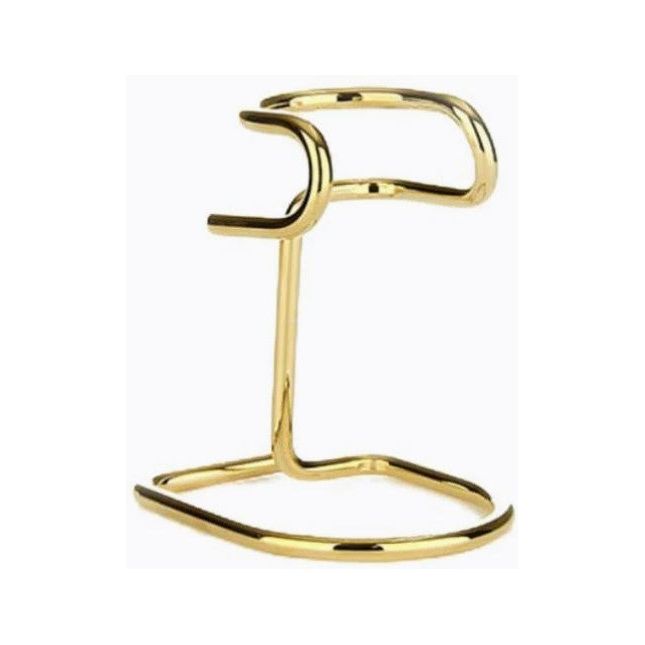 Omega Gold Metal Shaving Brush Stand