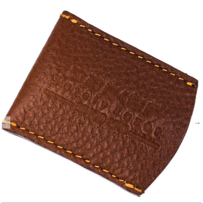Parker LRCBR Brown Leather Razor Cover