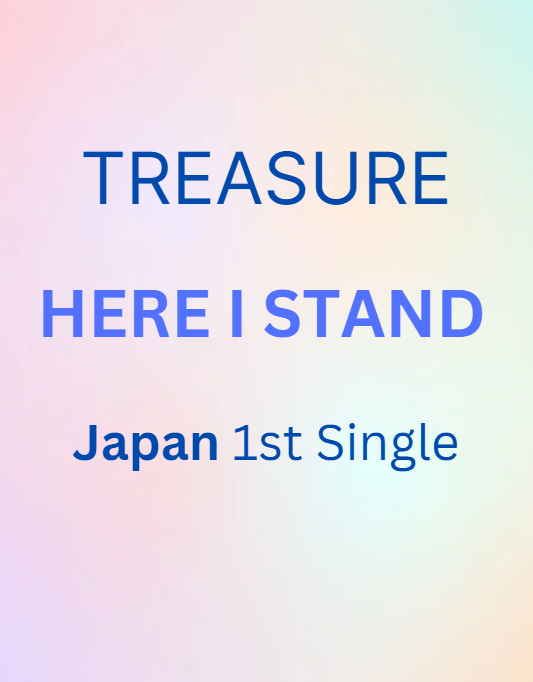 Treasure's Japan 1st Single Album - Here I Stand