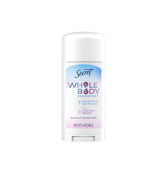 Secret Whole Body Deodorant Fresh Lilac & Waterlily 2.4oz - New