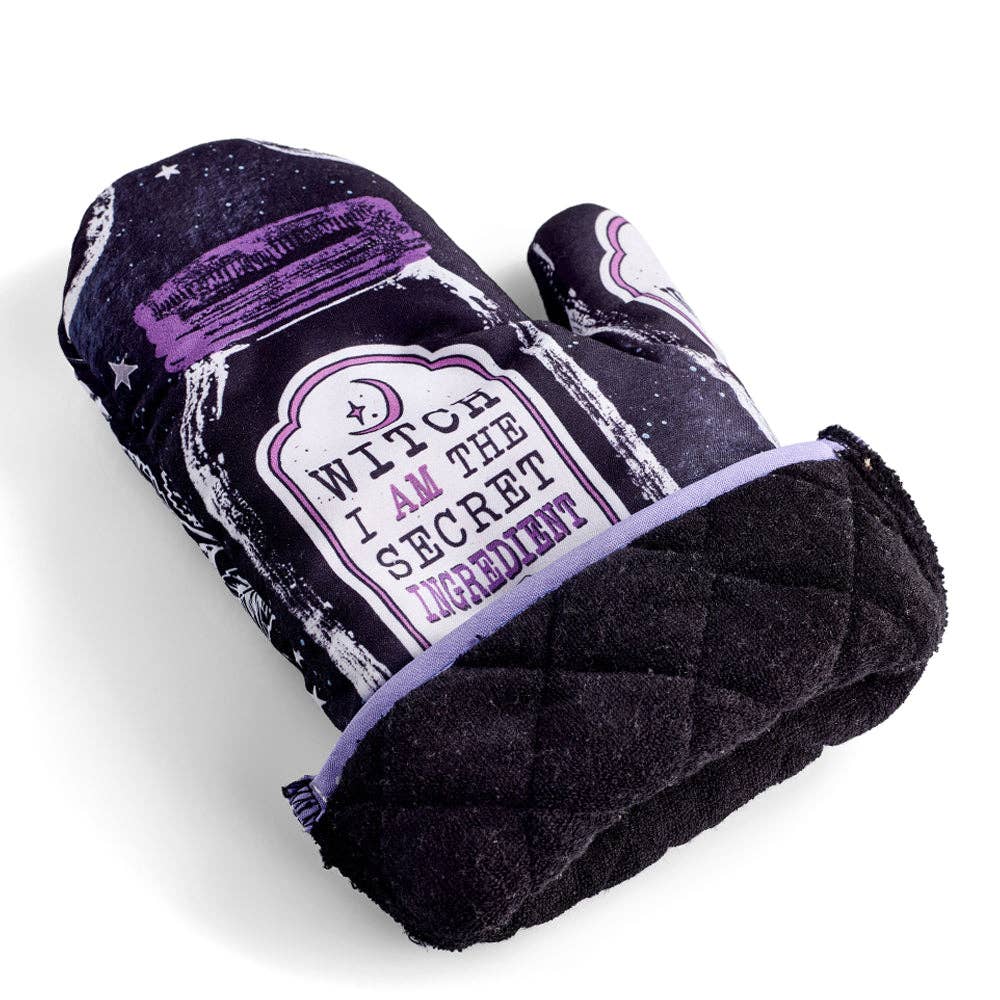 Set of 2 Witch Herbs Oven Mitt | Pot Holders Hanging Oven Gloves Set