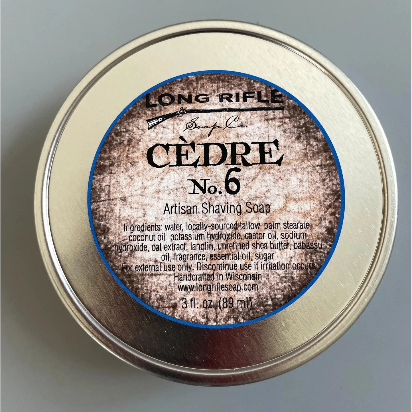 Long Rifle Soap Co. Cedre No.6 Shaving Collection