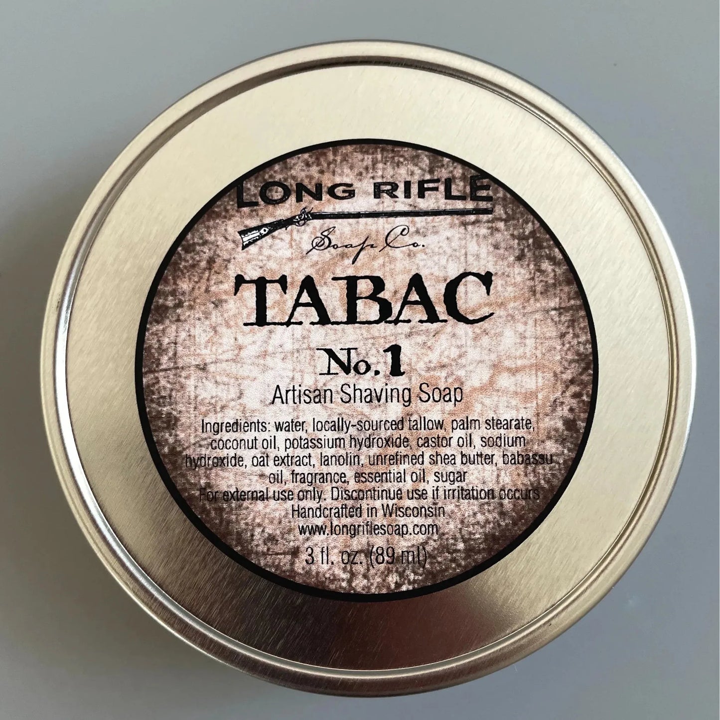 Long Rifle Soap Co. Tabac No.1 Shaving Collection