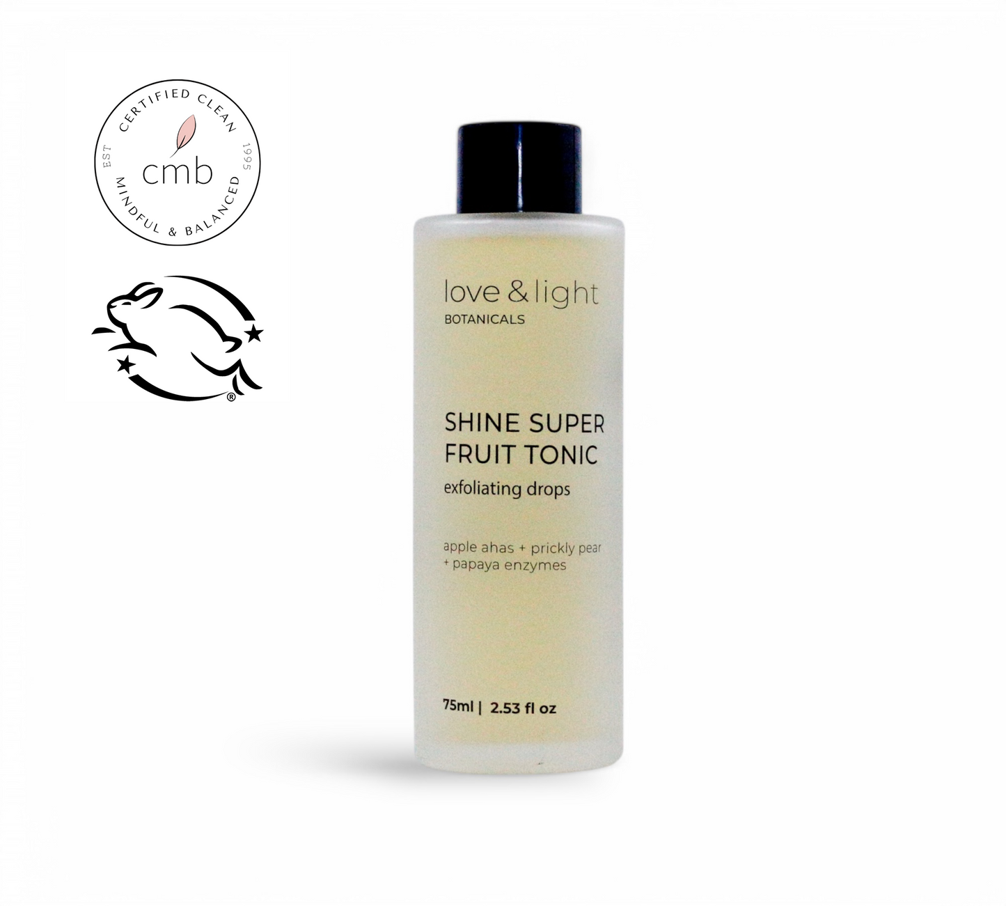 Shine superfruit exfoliating tonic