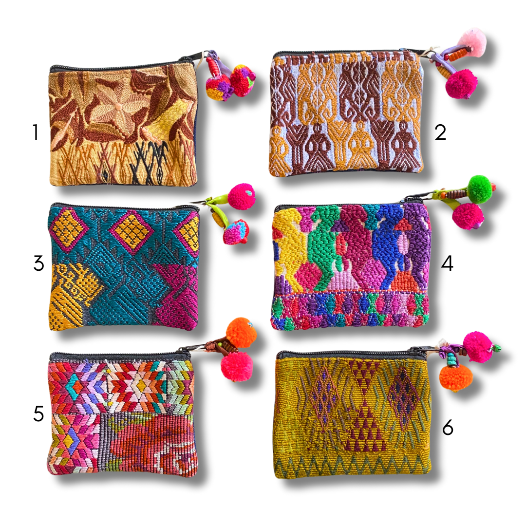 Maya Up-cycled Huipil Cosmetic One-of-a-Kind Bag (Small) - Guatemala - Osadia Concept Store
