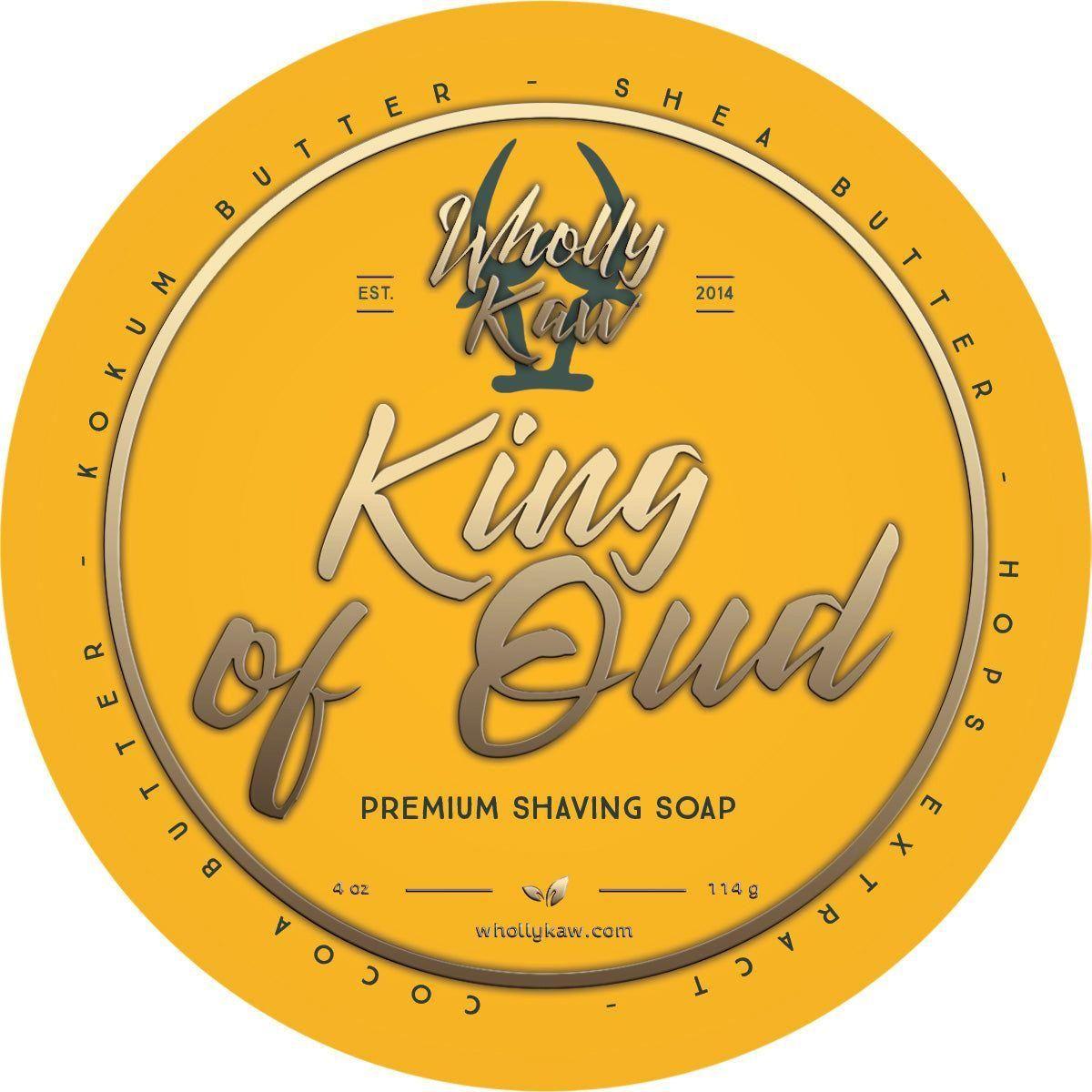 Wholly Kaw King of Oud Shaving Collection