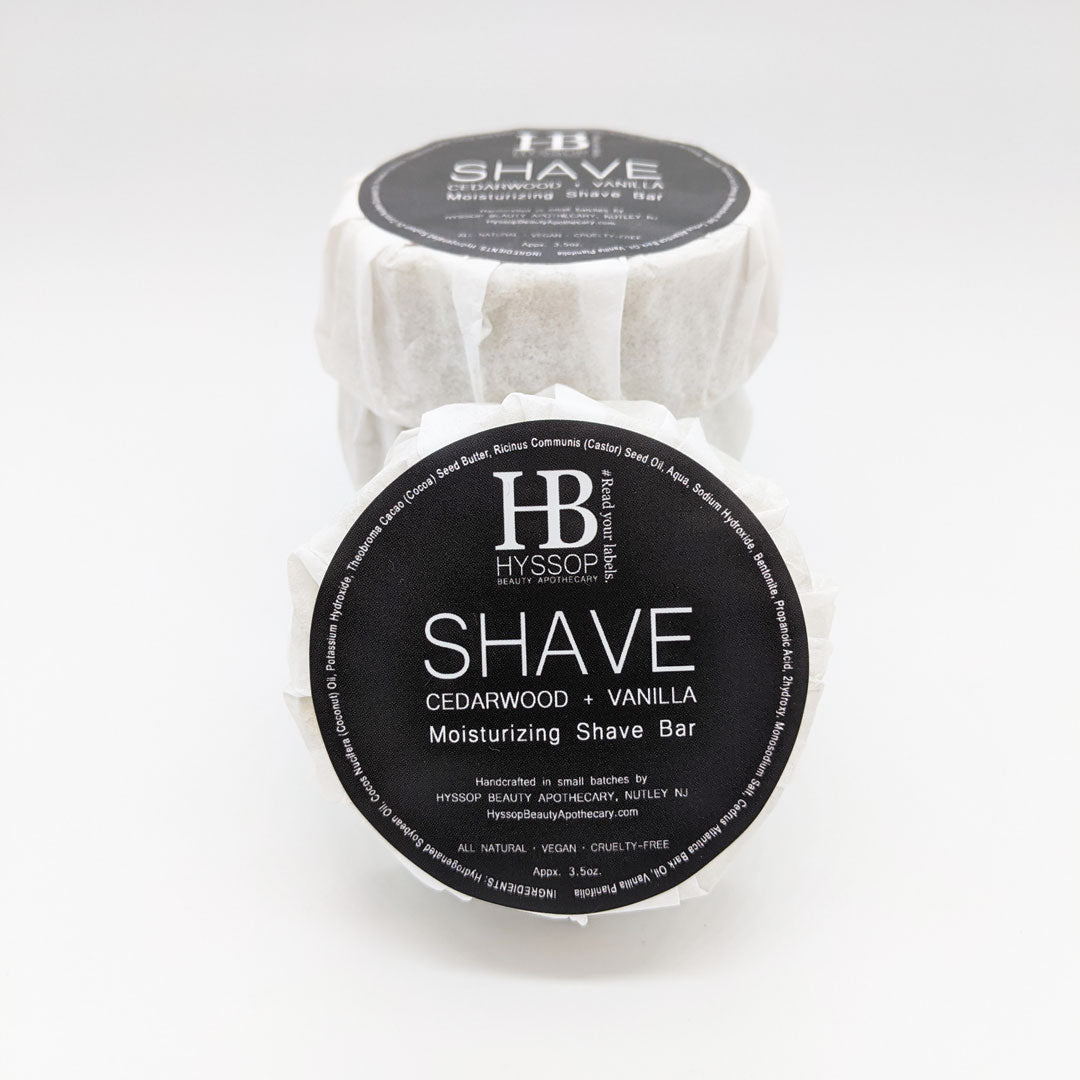Moisturizing Shave Bar (Cedarwood + Vanilla)