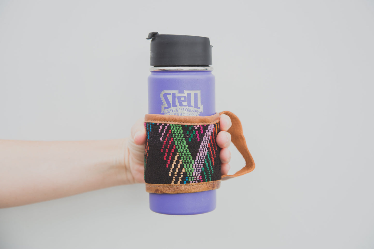 Coffee Sleeve - Whiskey Hair on Hide
