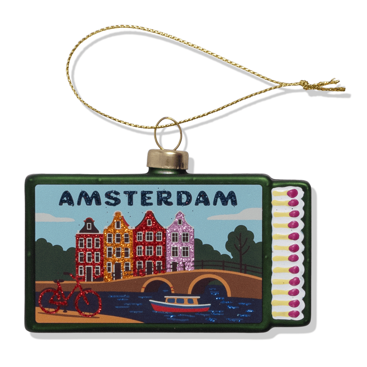 Amsterdam Matchbook Ornament