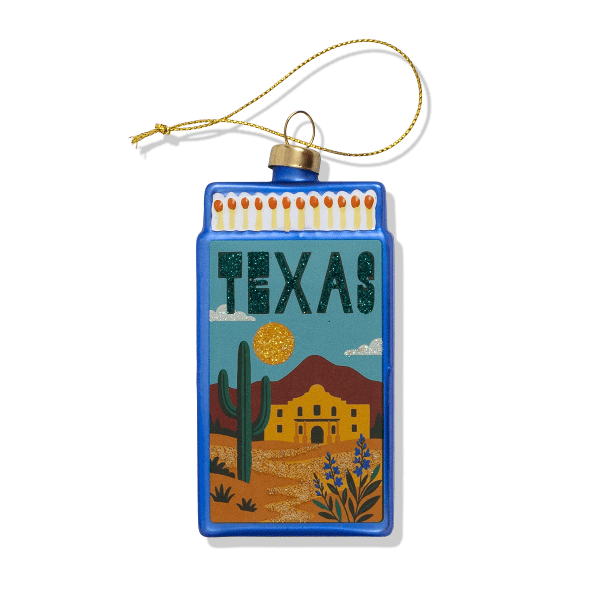 Texas Matchbook Ornament