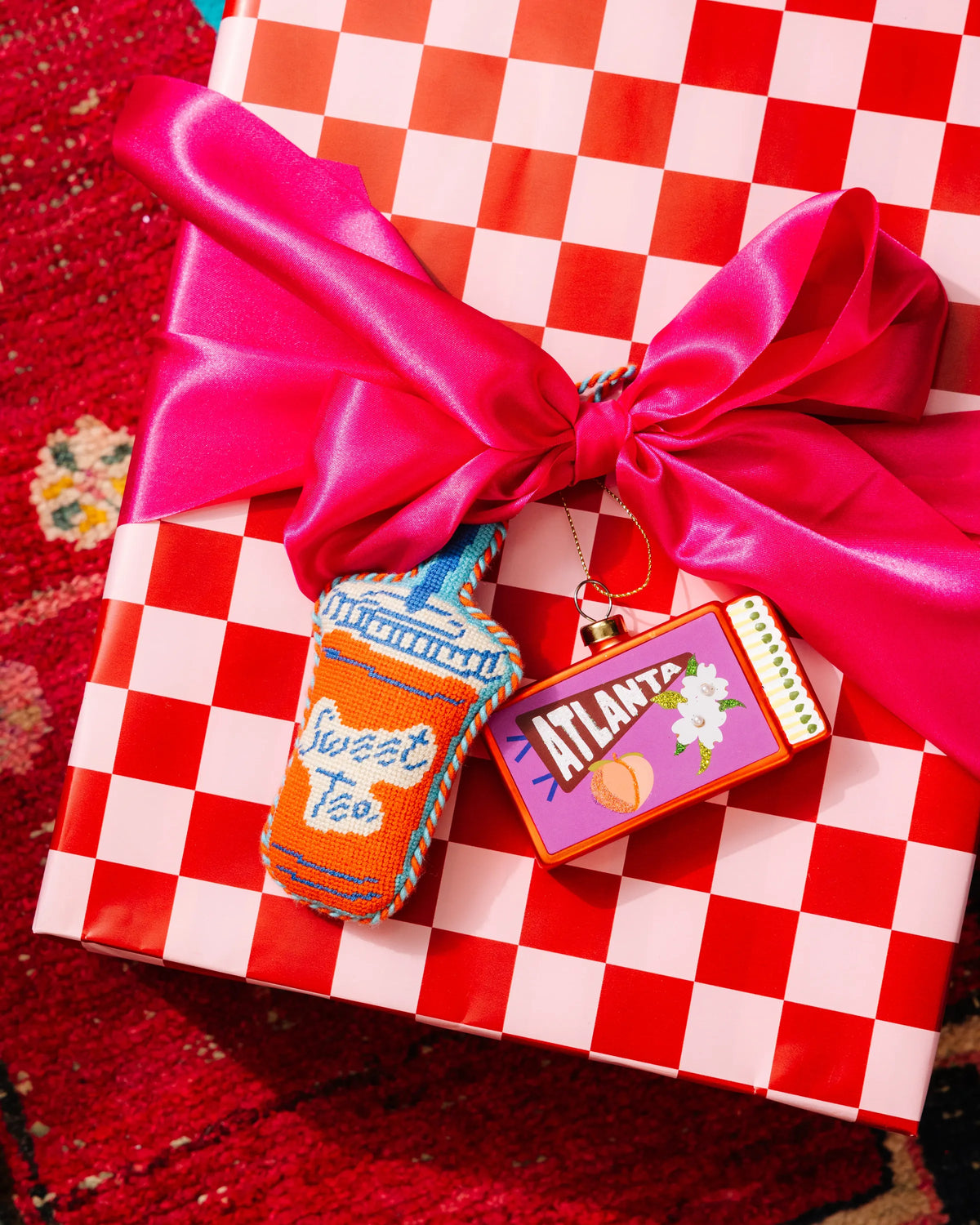 Needlepoint Icon Ornament - Sweet Tea