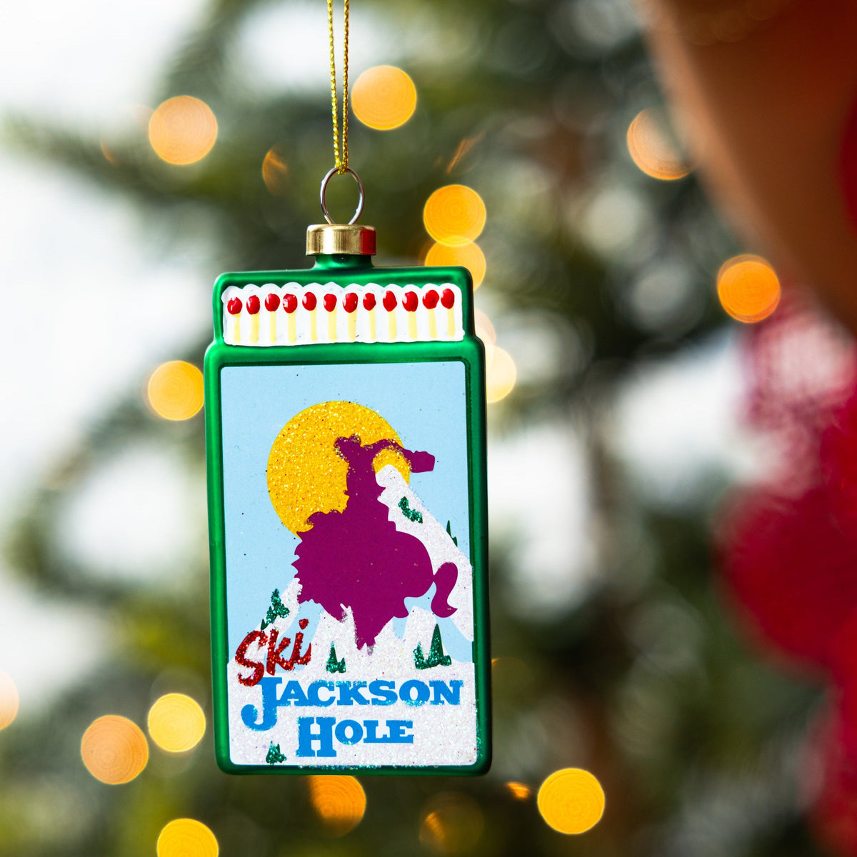 Matchbook Ornament - Jackson Hole