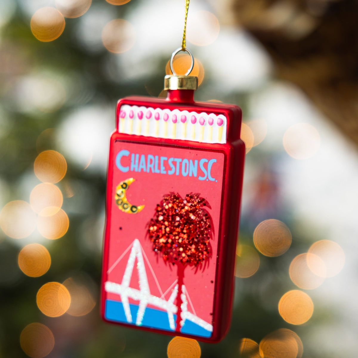 Matchbook Ornament - Charleston