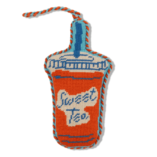 Needlepoint Icon Ornament - Sweet Tea