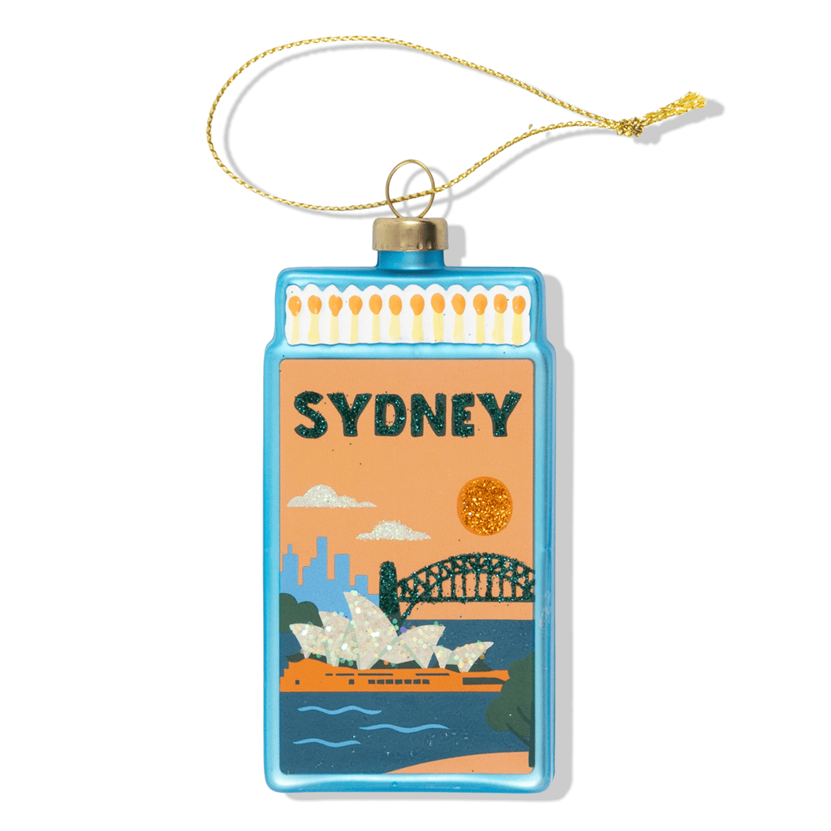 Sydney Matchbook Ornament