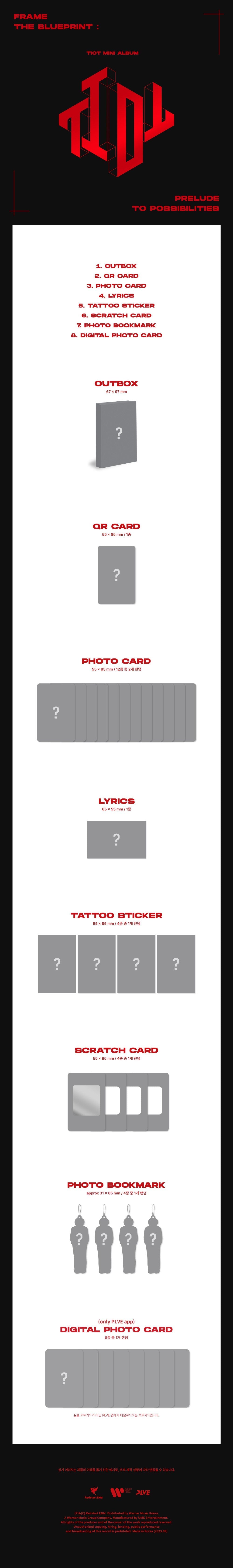 Tiot - Frame The Blueprint: Prelude To Possibilities Album (Plve Ver.)