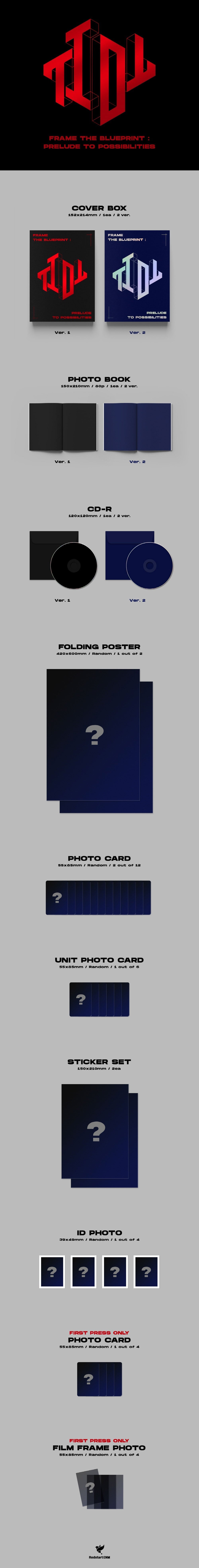 Tiot - Frame The Blueprint Prelude To Possibilities Album (Standard Ver.)