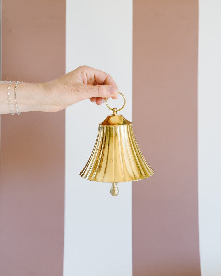 Scalloped Brass Bell