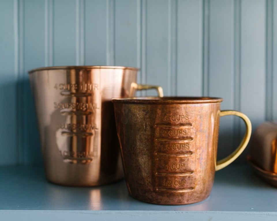Copper Liquid Measuring Cup