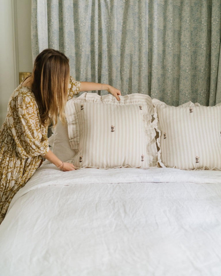 Frances Ruffled Pillow