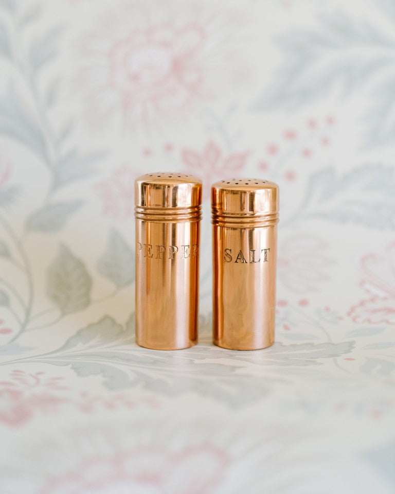 Copper Salt & Pepper Shakers