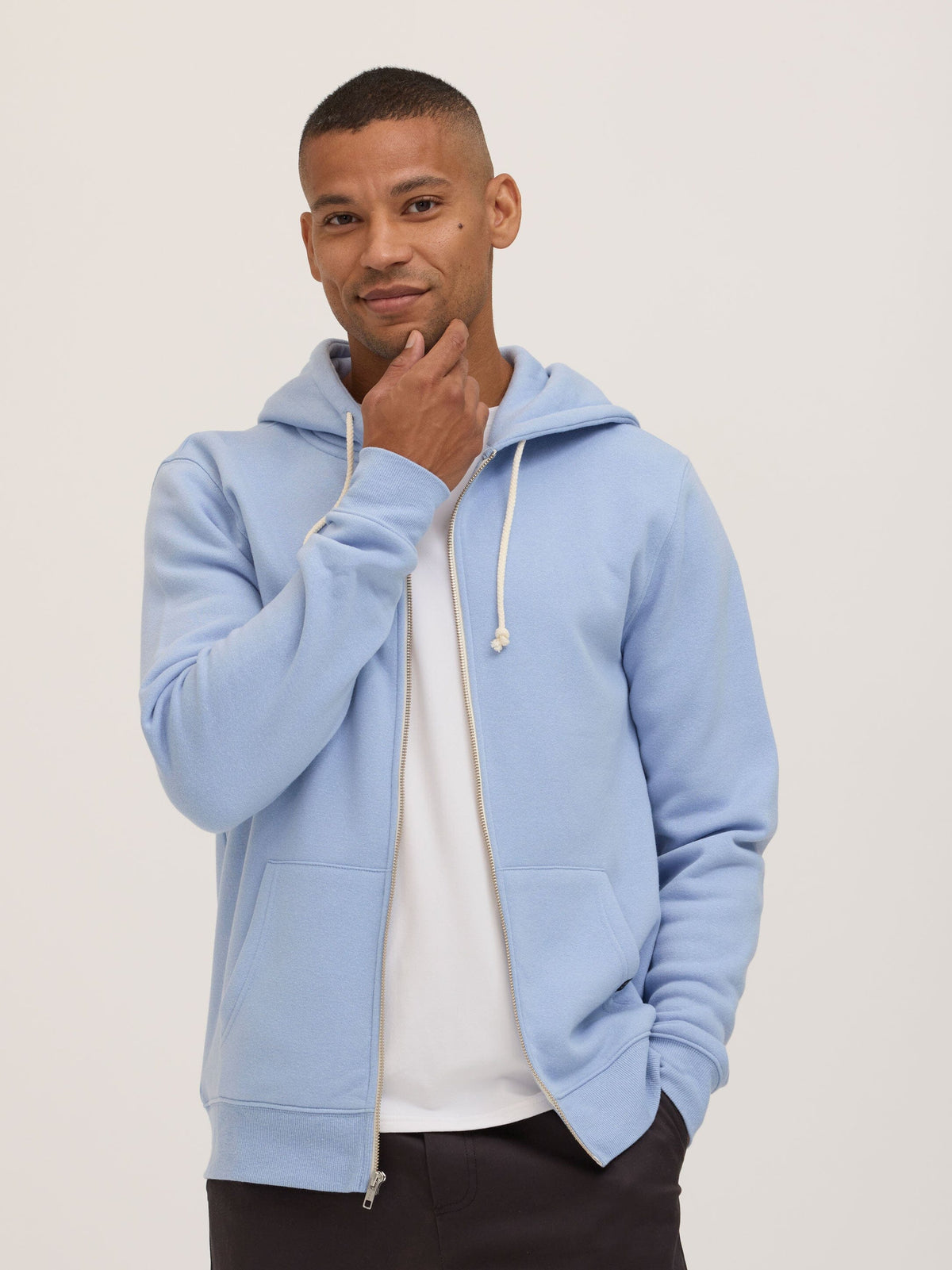 Everyday Triblend Fleece Zip Sweatshirt