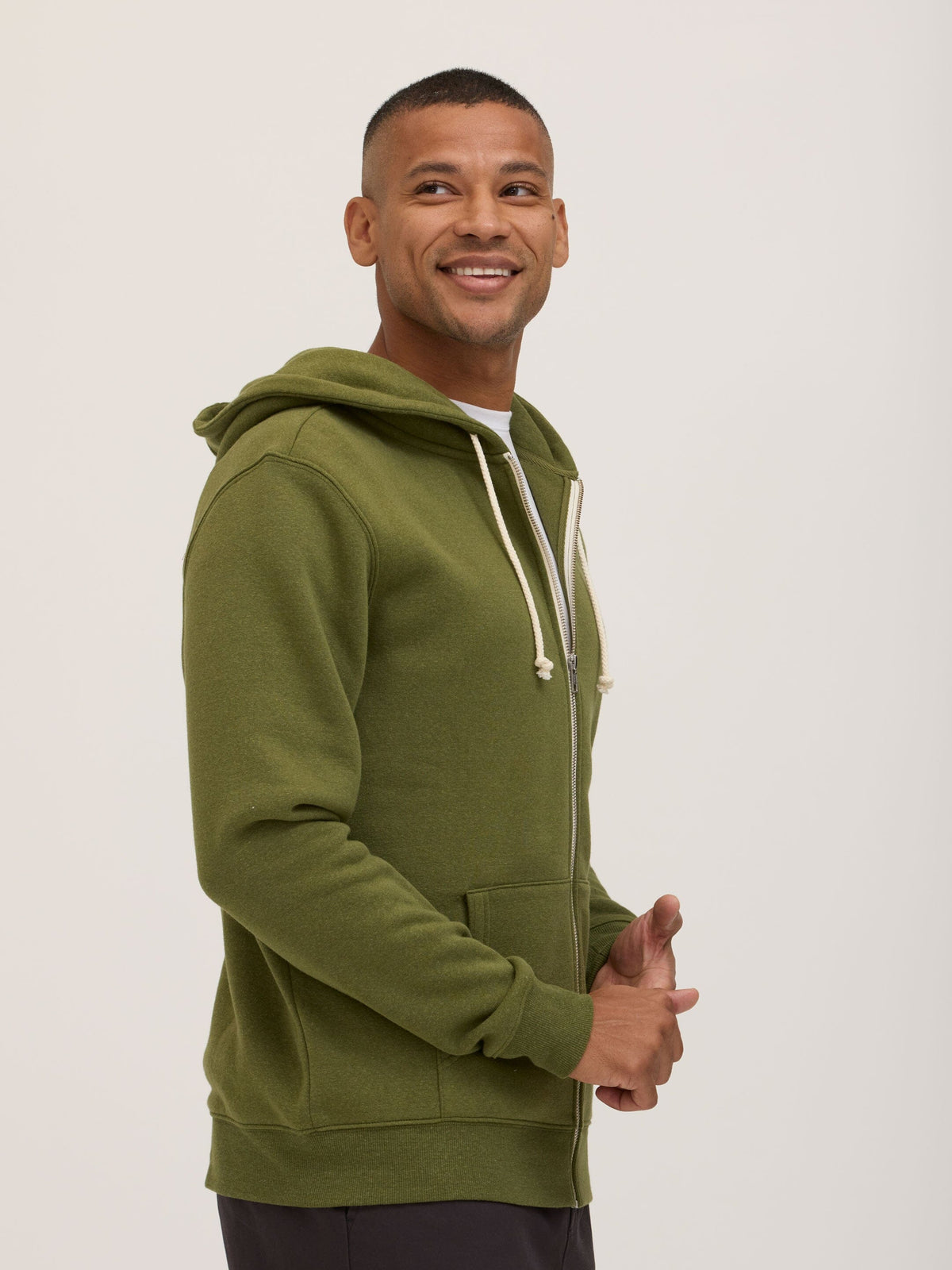 Everyday Triblend Fleece Zip Sweatshirt