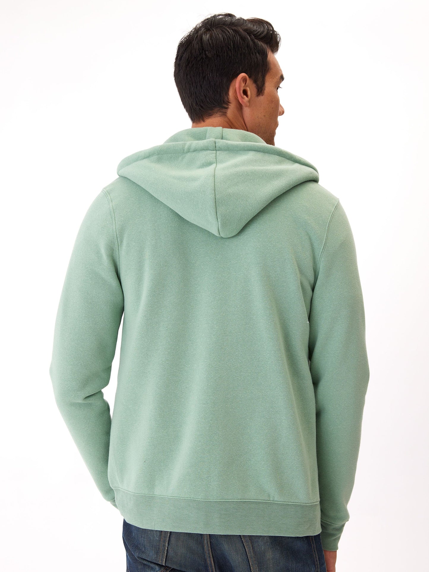 Triblend Zip Fleece Hoodie