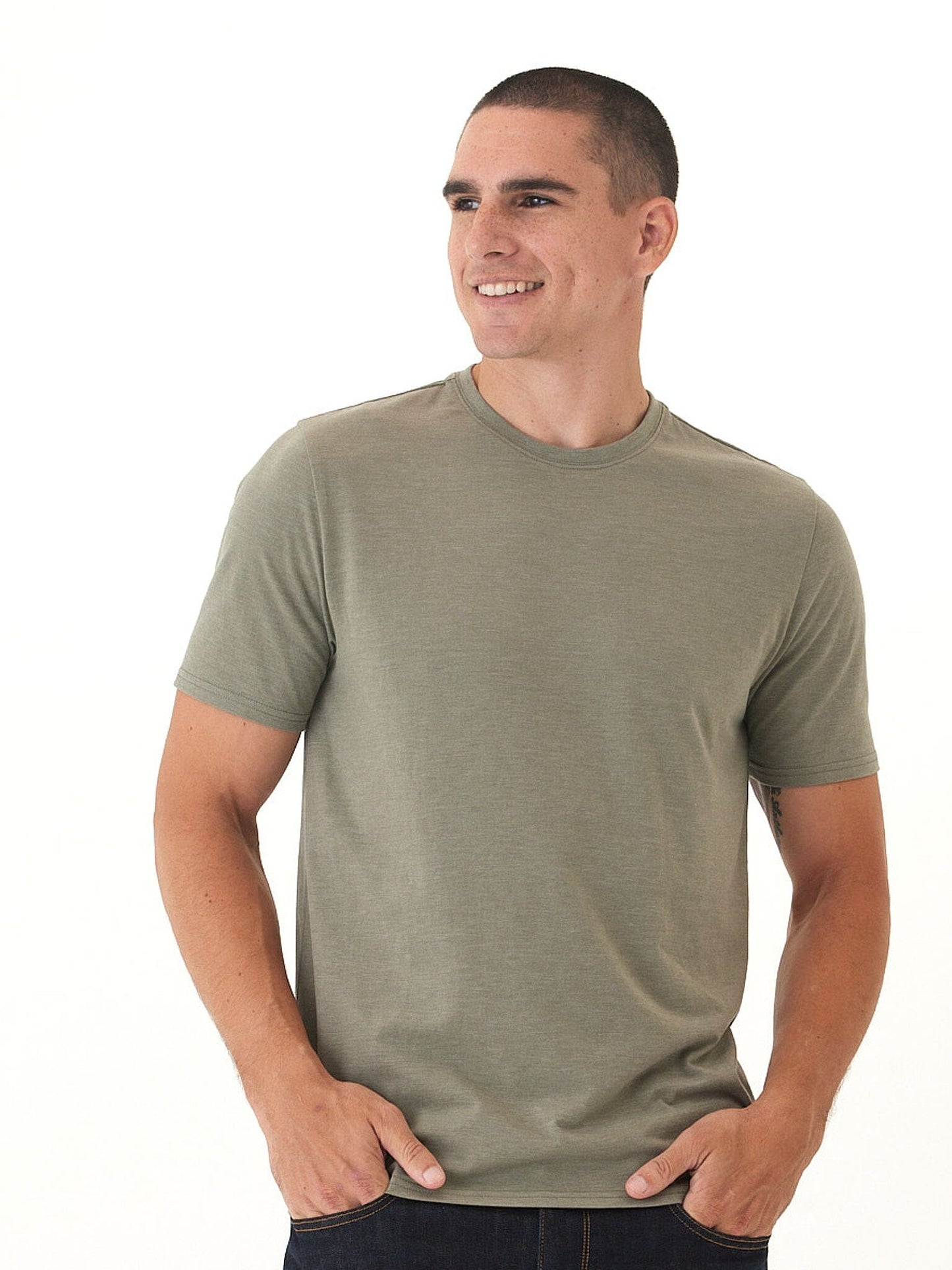 Triblend Crew Neck Tee