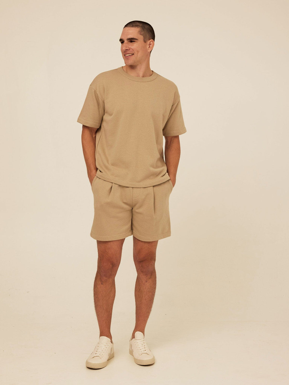 Maxwell Cotton Blend Terry Relaxed Tee