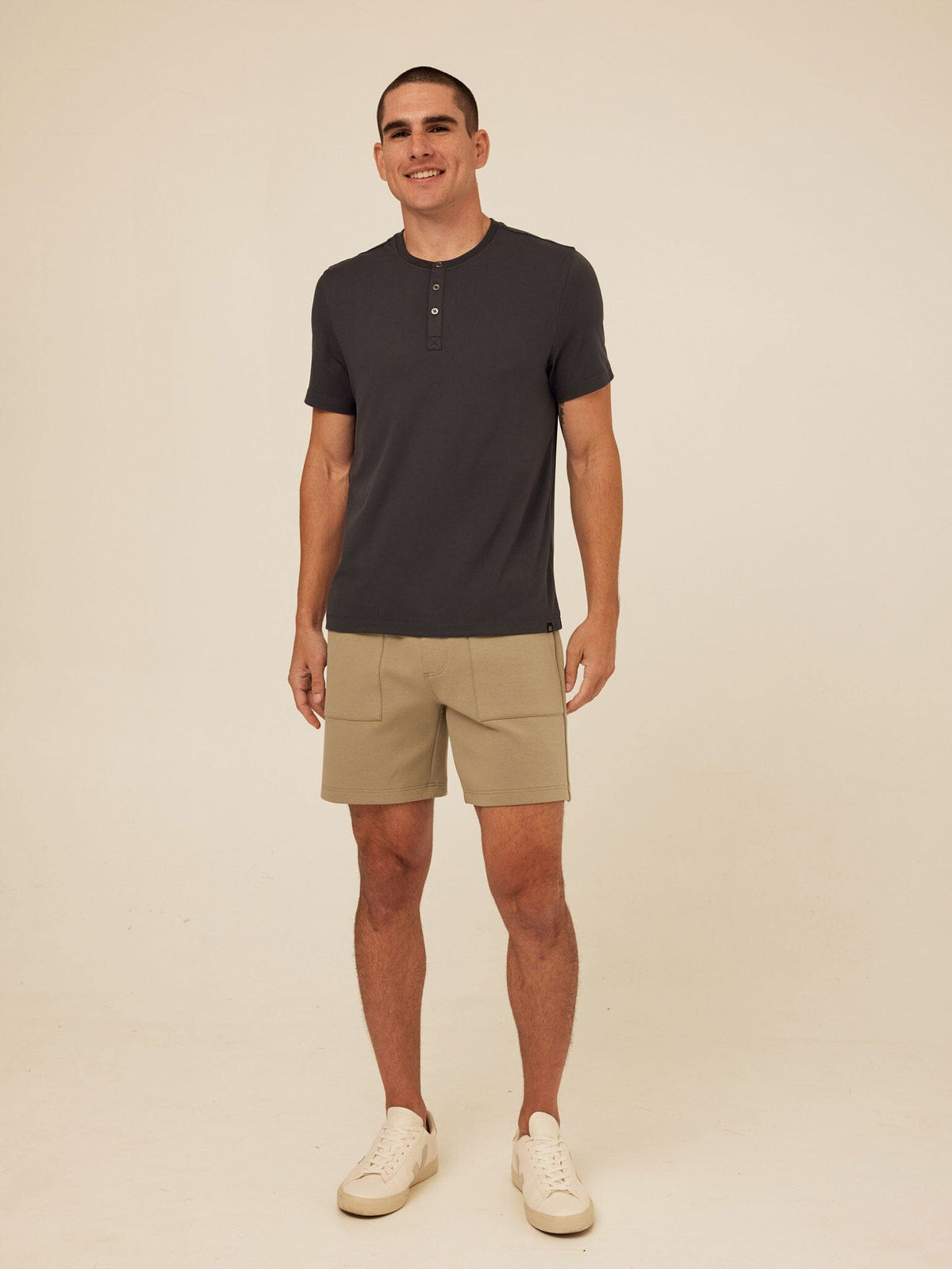 Jaxson Peached Stretch Knit Short
