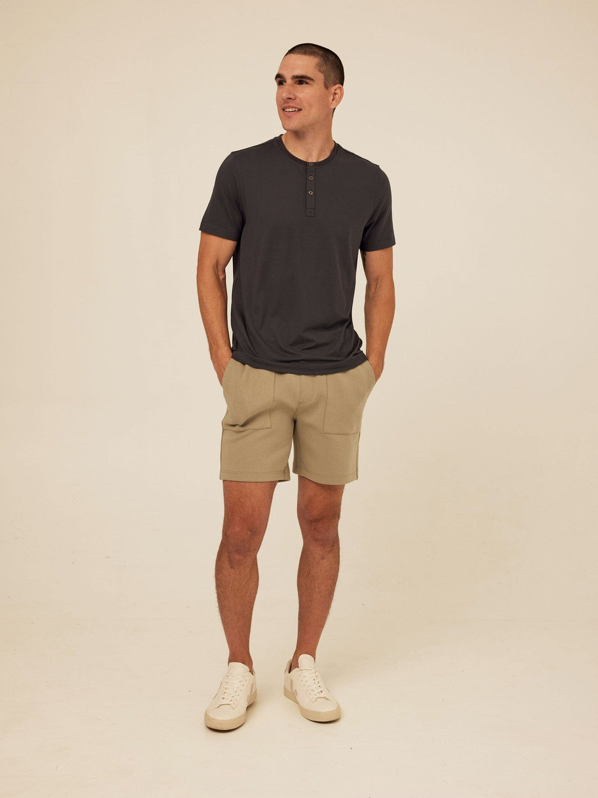 Jaxson Peached Stretch Knit Short
