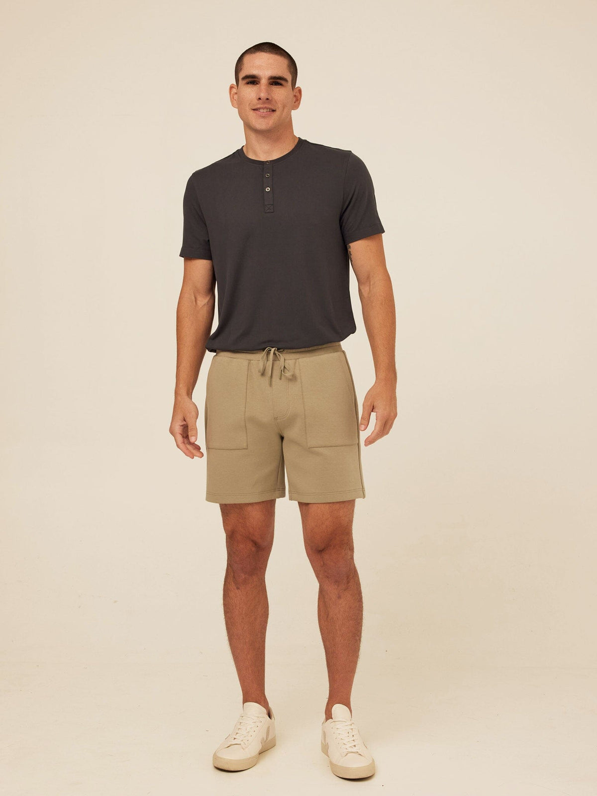 Jaxson Peached Stretch Knit Short