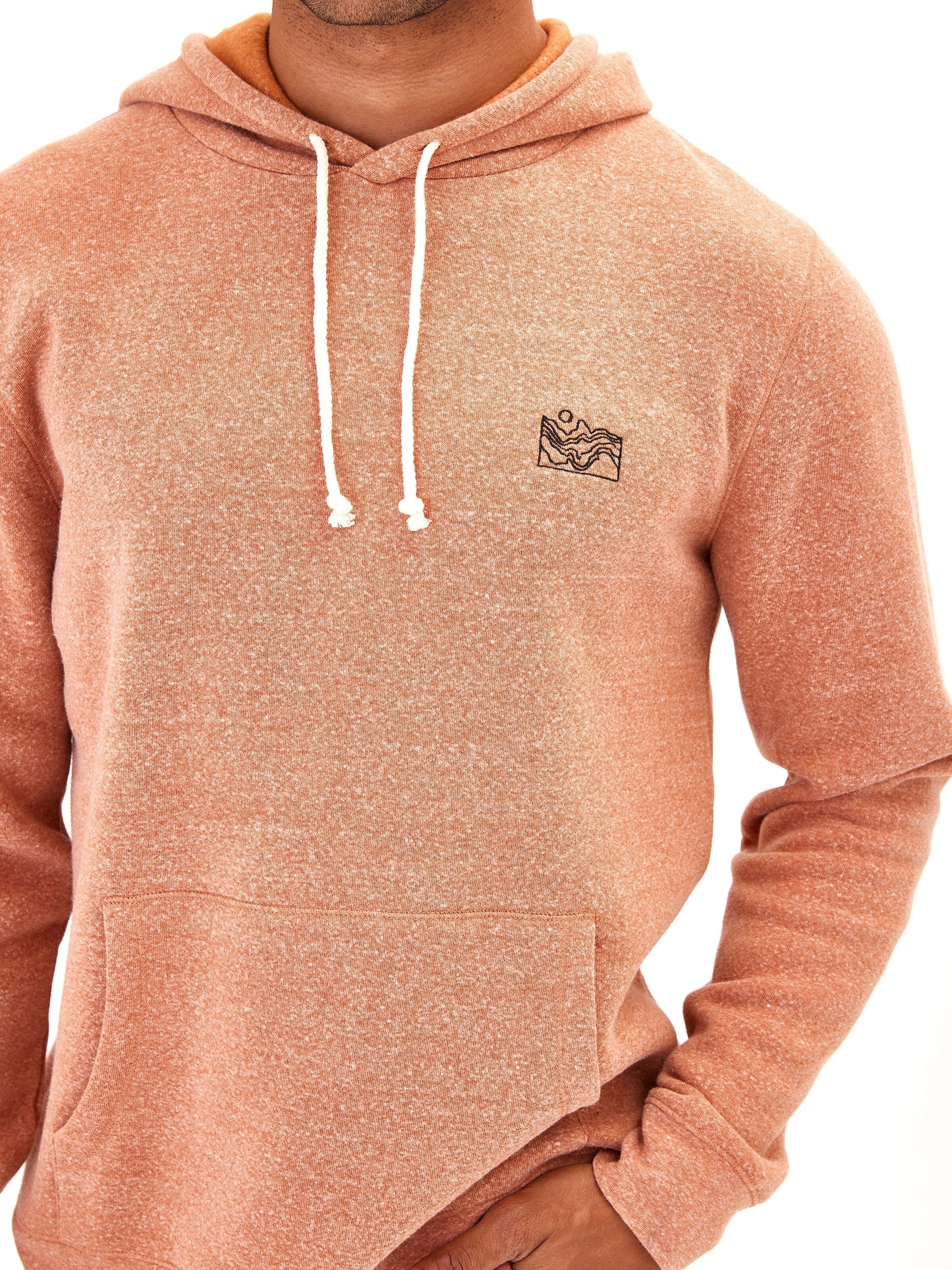Embroidered Triblend Fleece Hoodie