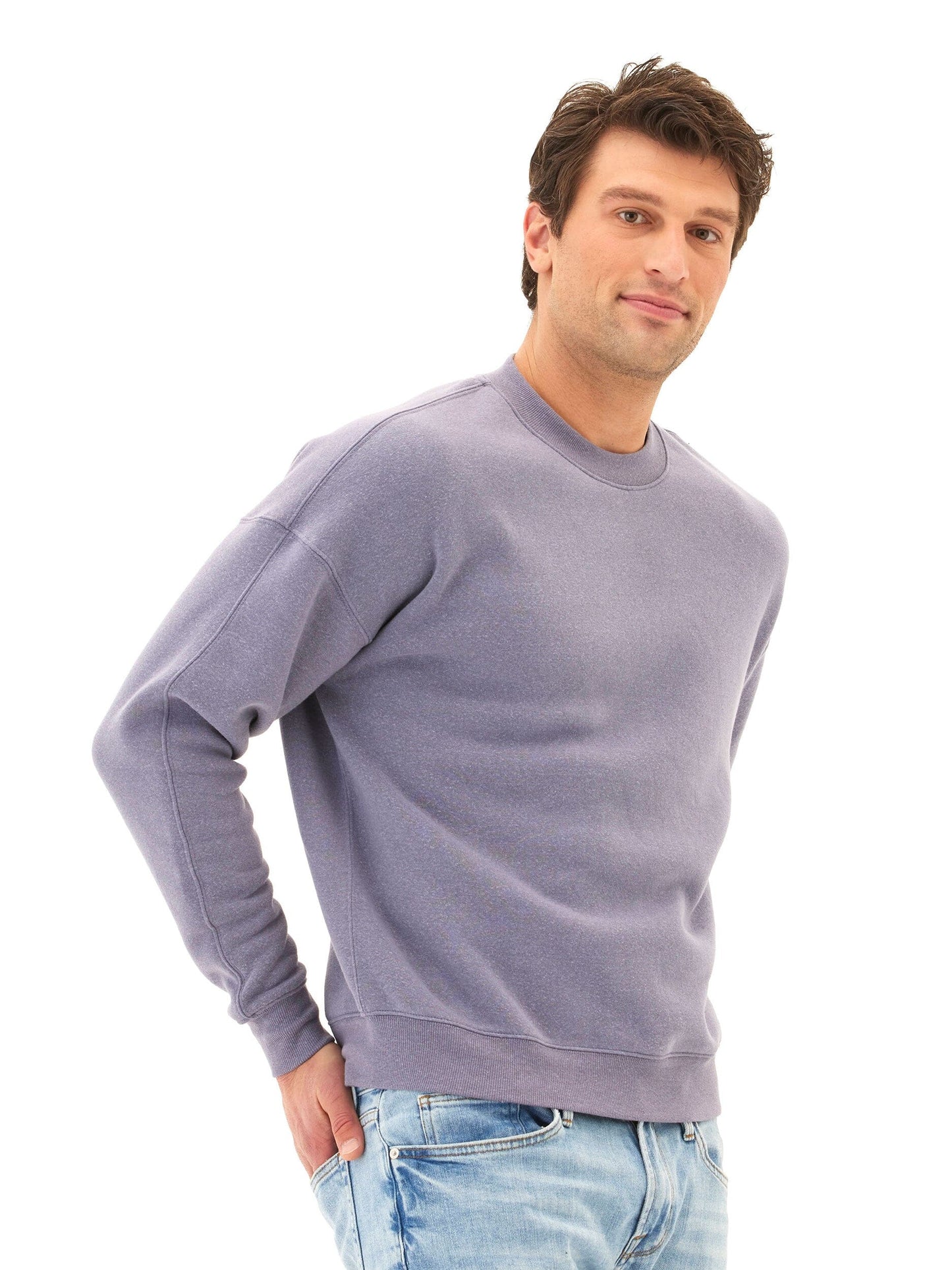 Rudy 2.0 Triblend Fleece Drop Shoulder Sweatshirt